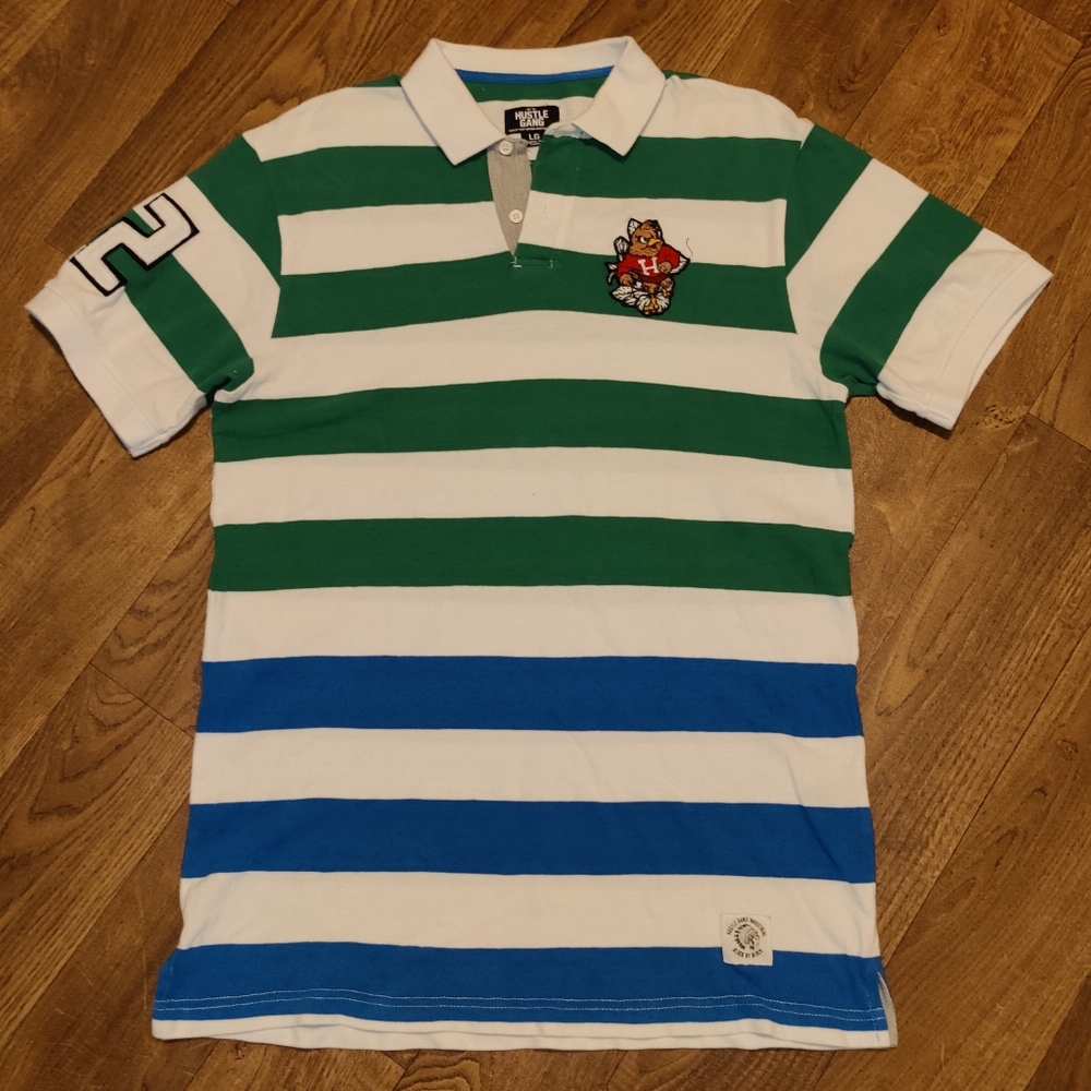 Hustle Gang Industrial Block by Block Polo